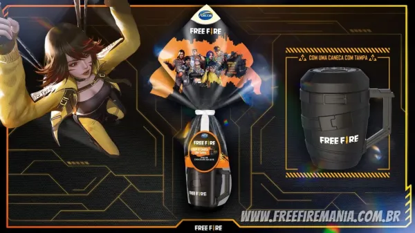 Free Fire anuncia seu novo ovo de páscoa temático em parceria com a Arcor