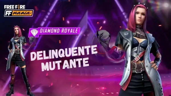 Pacote Delinquente Mutante é o novo Diamante Royale do Free Fire