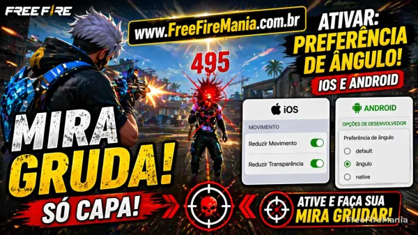 Free Fire: Preferência de Ângulo deixa sua mira “só capa”