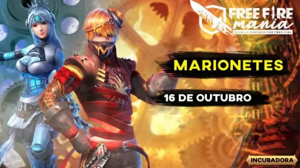 Nova Incubadora Marionetes Chega ao Free Fire