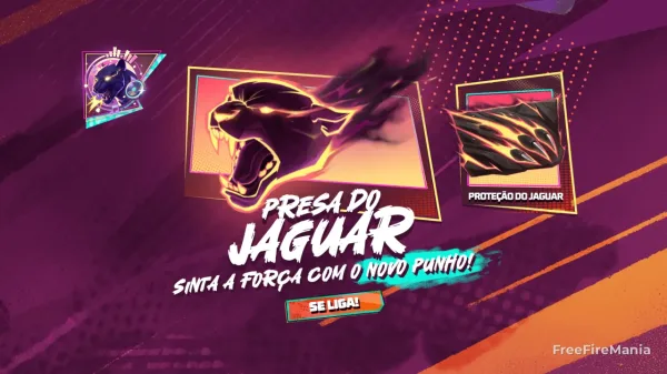 Torre de Tokens do Free Fire tem Punho - Presa do Jaguar como prêmio principal