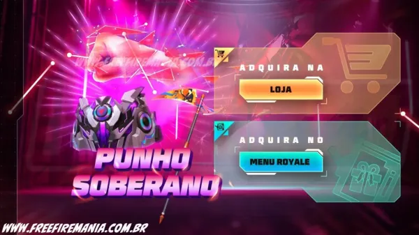 Free Fire: Como Conseguir Punho - Soberano no Torre de Tokens?