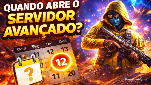 Quando abre o Servidor Avançado Free Fire (Advance Server)