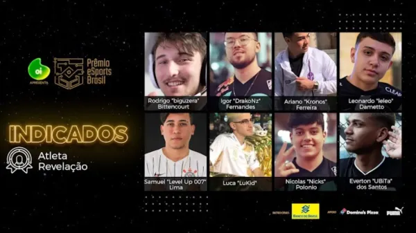 Notícia Free Fire: Atletas Revelação de 2019 do Free Fire são anunciados para o Prêmio eSports Brasil