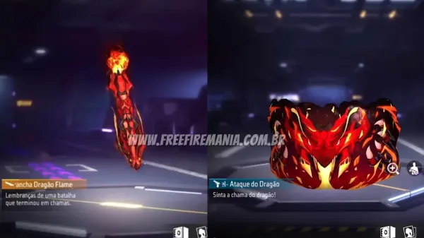 Notícia Free Fire: Recarga Free Fire: 19 de outubro (2022); diamantes por recompensa Dragão Flamejante