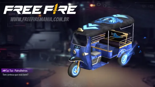 Notícia Free Fire: Recarga Free Fire: 8 de novembro (2022); diamantes por Tuc Tuc Patrulheiros