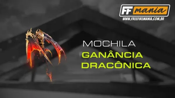 Recarga Free Fire: evento promocional neste sábado (25) traz a mochila Ganância Dracônica