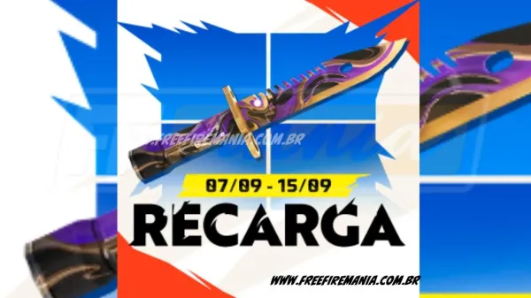 Notícia Free Fire: Recarga Free Fire: ganhe Adaga - Caos Diacrônico ao comprar diamantes em  7 de setembro (2024)