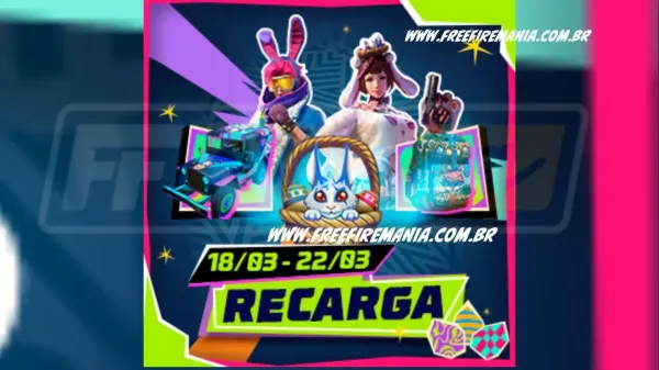 Notícia Free Fire: Recarga Free Fire: ganhe Caixa Cesta ao comprar diamantes em 18 de março (2024)