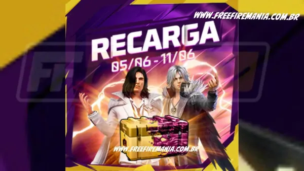 Notícia Free Fire: Recarga Free Fire: ganhe Caixa Dualista ao comprar diamantes em  5 de junho (2024)