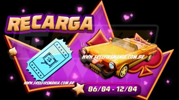 Recarga Free Fire: ganhe Carro Esportivo - Carruagem do Imperador ao comprar diamantes em  6 de abril (2024)