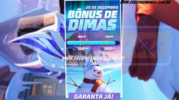 Recarga Free Fire: ganhe Diamantes ao comprar diamantes em 25 de dezembro (2024)