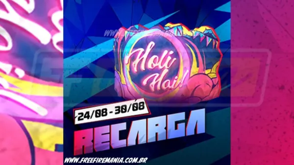 Notícia Free Fire: Recarga Free Fire: ganhe Parede de Gelo - Festival de Cores ao comprar diamantes em 24 de agosto (2024)