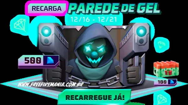 Notícia Free Fire: Recarga Free Fire: ganhe Parede De Gelo Penumbra ao comprar diamantes em 16 de dezembro (2023)