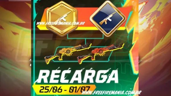 Notícia Free Fire: Recarga Free Fire: ganhe Token Premium de Arma ao comprar diamantes em 25 de junho (2024)