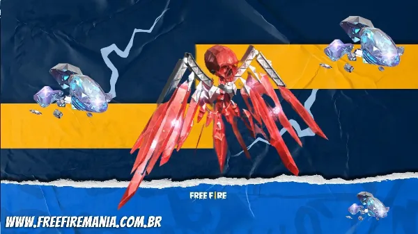 Notícia Free Fire: Recarga Free Fire: saiba como conseguir a mochila Crânio de Rubi nesta quinta (30)