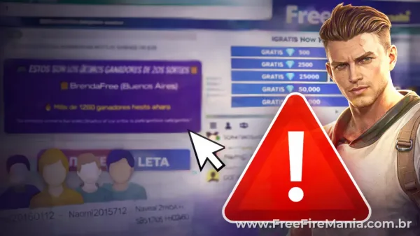 Santapremios Free Fire: alerta sobre sorteos falsos