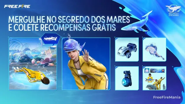 Segredo dos Mares já está ativo no Free Fire e muita gente nem percebeu
