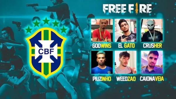 Notícia Free Fire: Seleção Brasileira de Free Fire: Youtubers Representam o Brasil em Competições Internacionais
