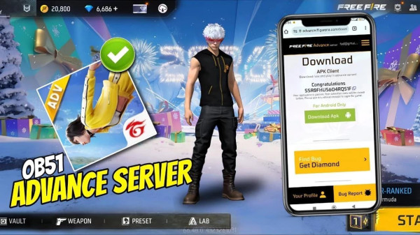 Servidor Avançado Free Fire: Inscreva-se e Baixe o APK Advanced em Outubro (2025)