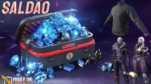 Sombra Roxa, Aparição Violeta e Gola alta preta chegam no Saldão do Free Fire