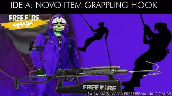 Notícia Free Fire: Sugestão para a Garena: Novo Item Grappling Hook em Free Fire
