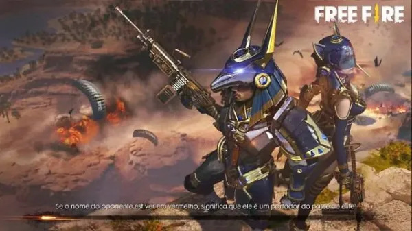 Notícia Free Fire: Tela de Carregamento do Novo Passe de Elite 10 - Deuses Egípcios em Free Fire