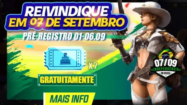 Notícia Free Fire: Tickets do Diamante Royale Grátis em Free Fire: Reserve Agora!