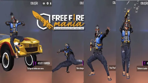 5 Novos Emotes na Atualização de Dezembro em Free Fire