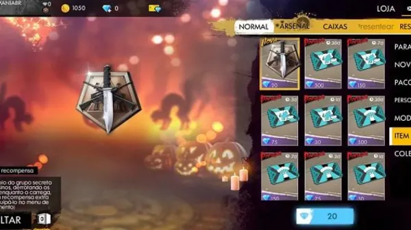 Token de Recompensa chega à Loja do Free Fire