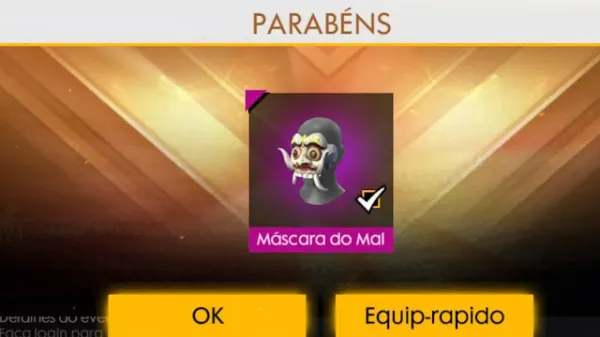 Use a Máscara do Mal para Ganhar Tickets do Sorte Royale em Free Fire