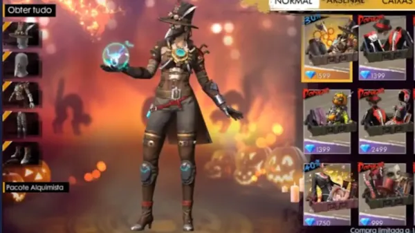 Novas Skins Alquimista e Garota Digital Chegam ao Free Fire