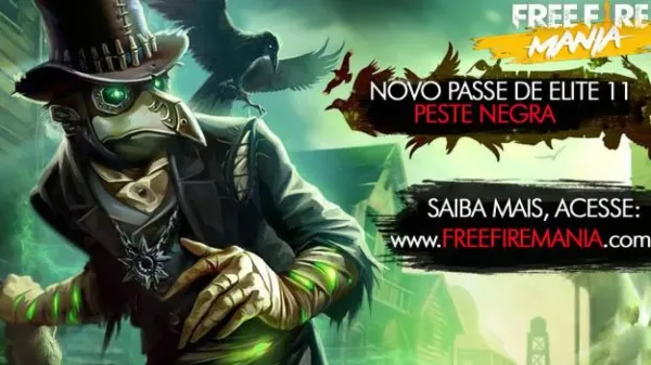 Notícia Free Fire: Novo Passe de Elite 11 - Peste Negra em Free Fire: O que Esperar