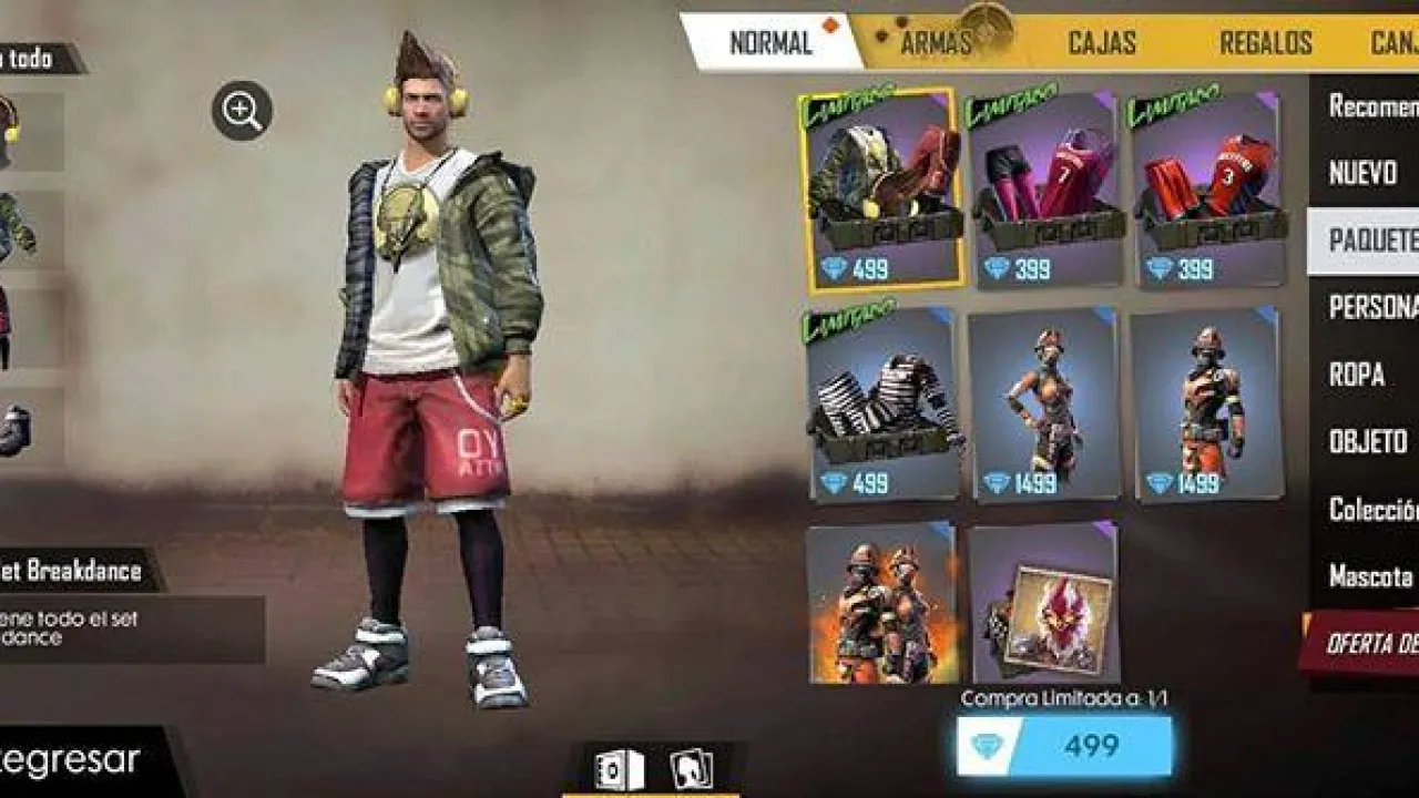 Pacote de Ruas (BreakDancer) retorna ao Free Fire: A Garena Ouviu os Jogadores