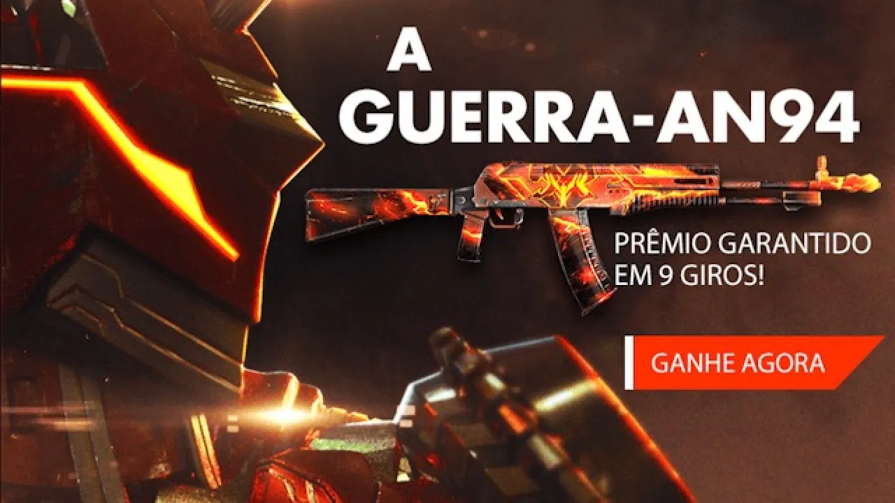 A Guerra AN94: Tiro ao Alvo chega ao Free Fire com novas recompensas