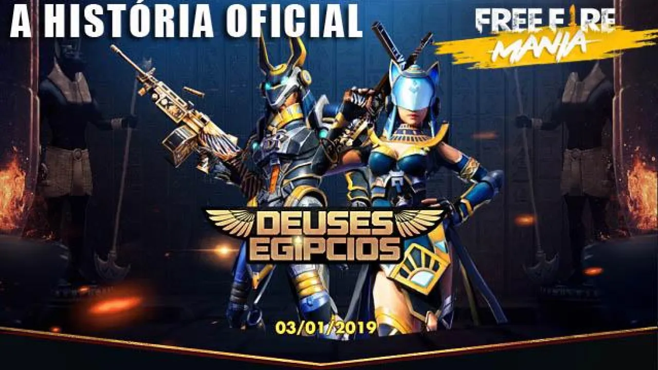 A História Oficial do Novo Passe de Elite - Deuses Egípcios no Free Fire