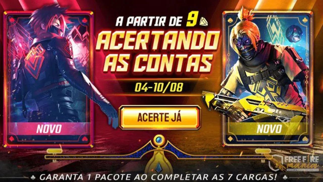 Acertando as Contas: evento inédito libera dois pacotes de skins