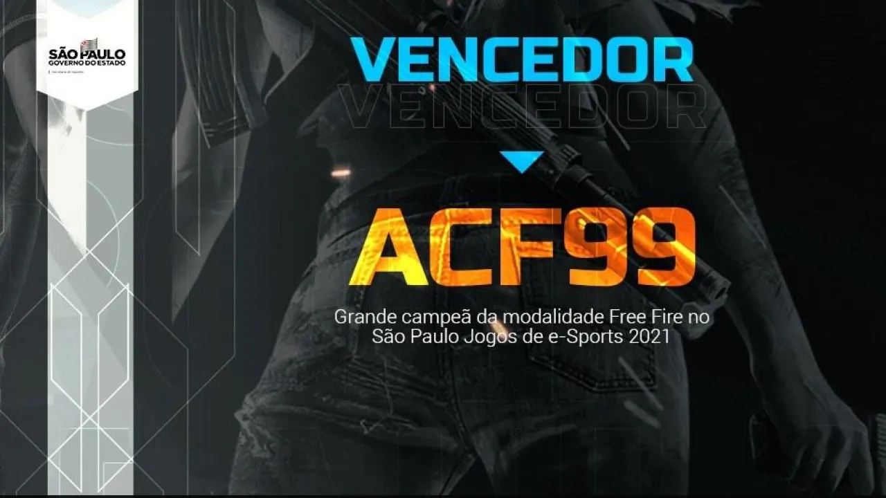 ACF99 é a campeã da modalidade Free Fire do São Paulo Jogos de e-Sports