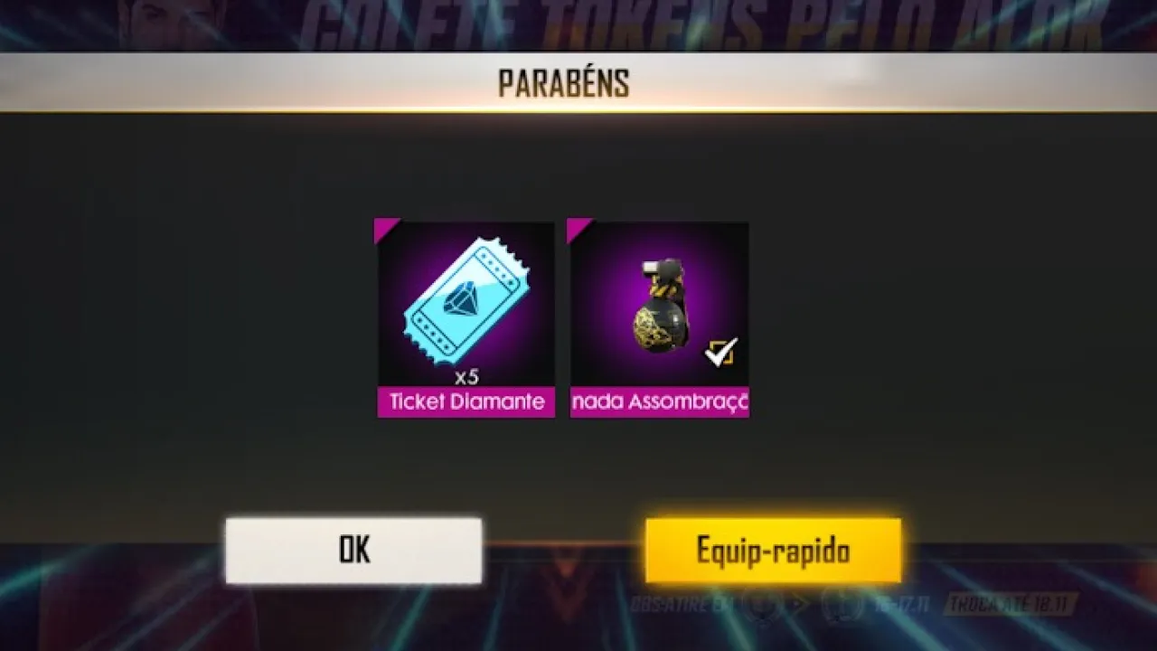 Pegue sua Skin da Granada Assombração no Free Fire