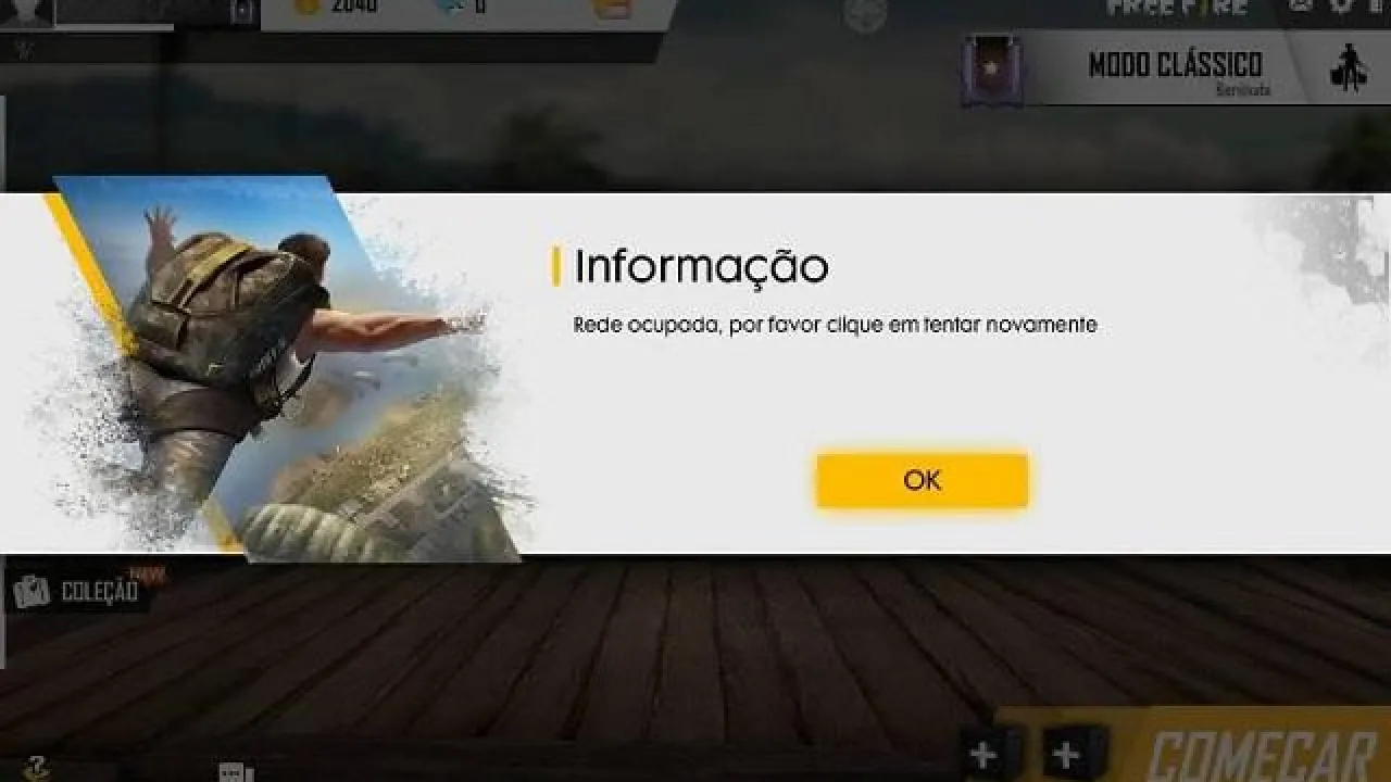 Problemas de Conexão no Servidor de Free Fire: Rede Ocupada e Erros Vários