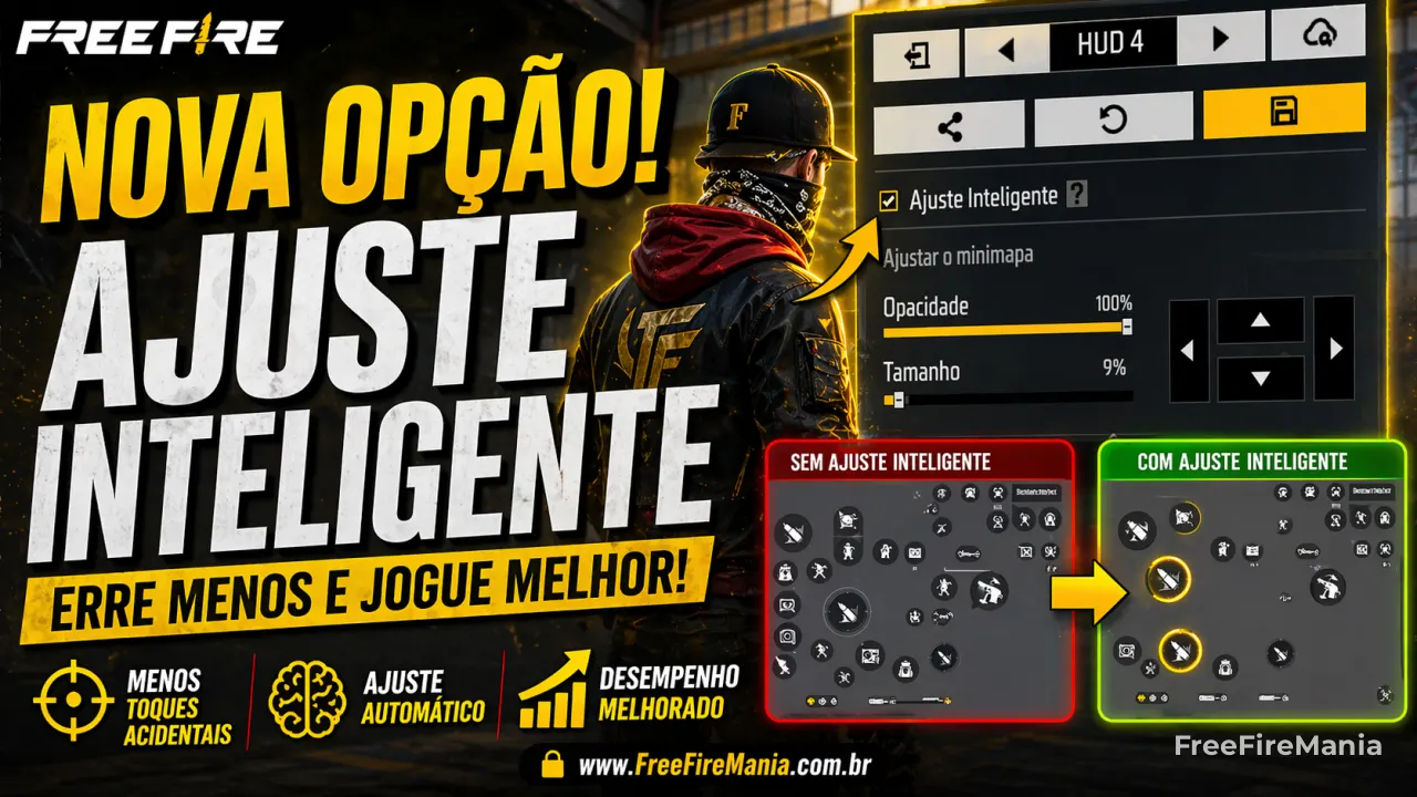 Ajuste Inteligente Free Fire: o que é e como ativar no HUD