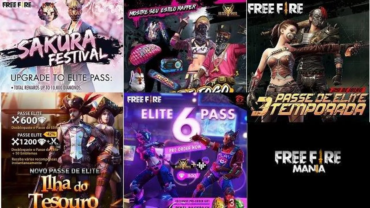 Retorno Dos Antigos Passes de Elite no Free Fire