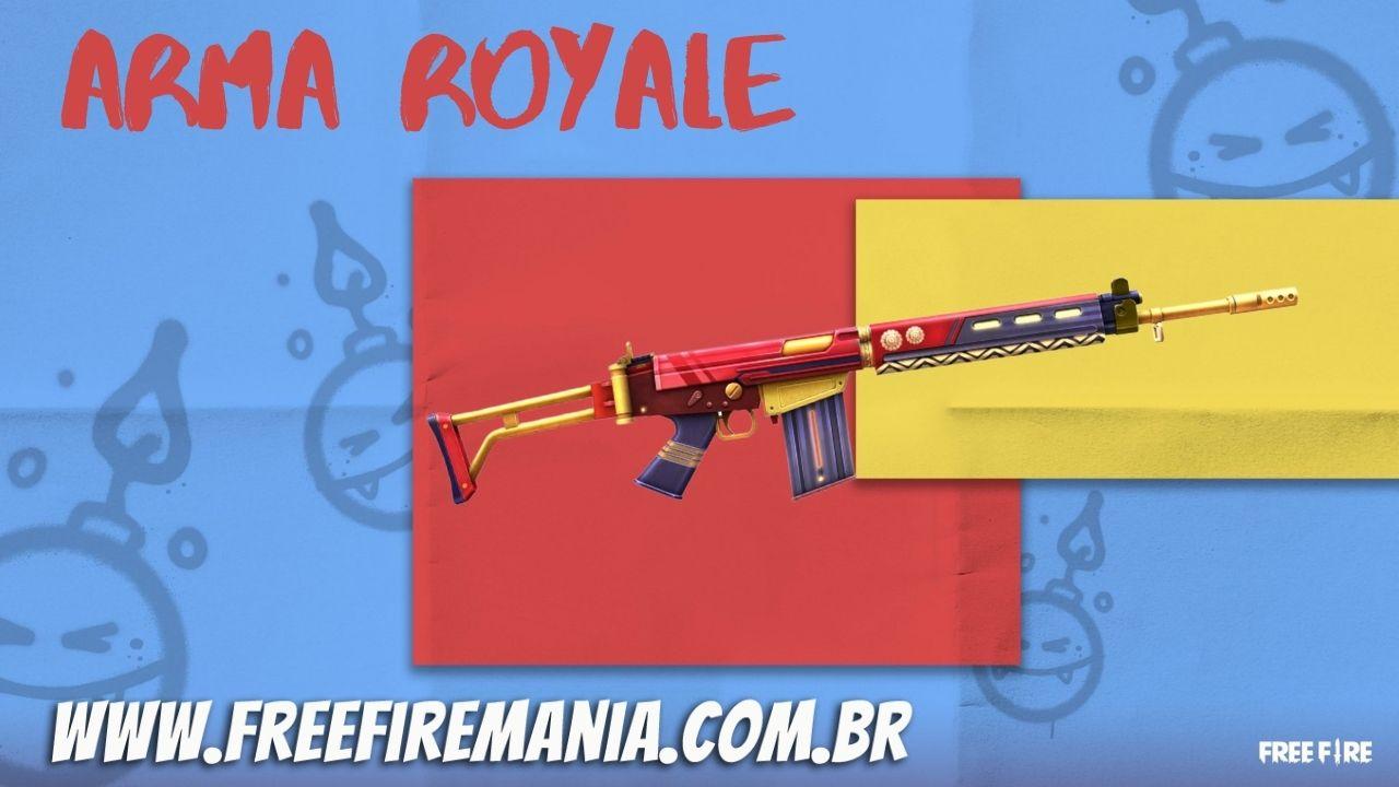 Free Fire Royale Weapon mayo de 2021: Paral Persian Warriors será el próximo aspecto de ruleta