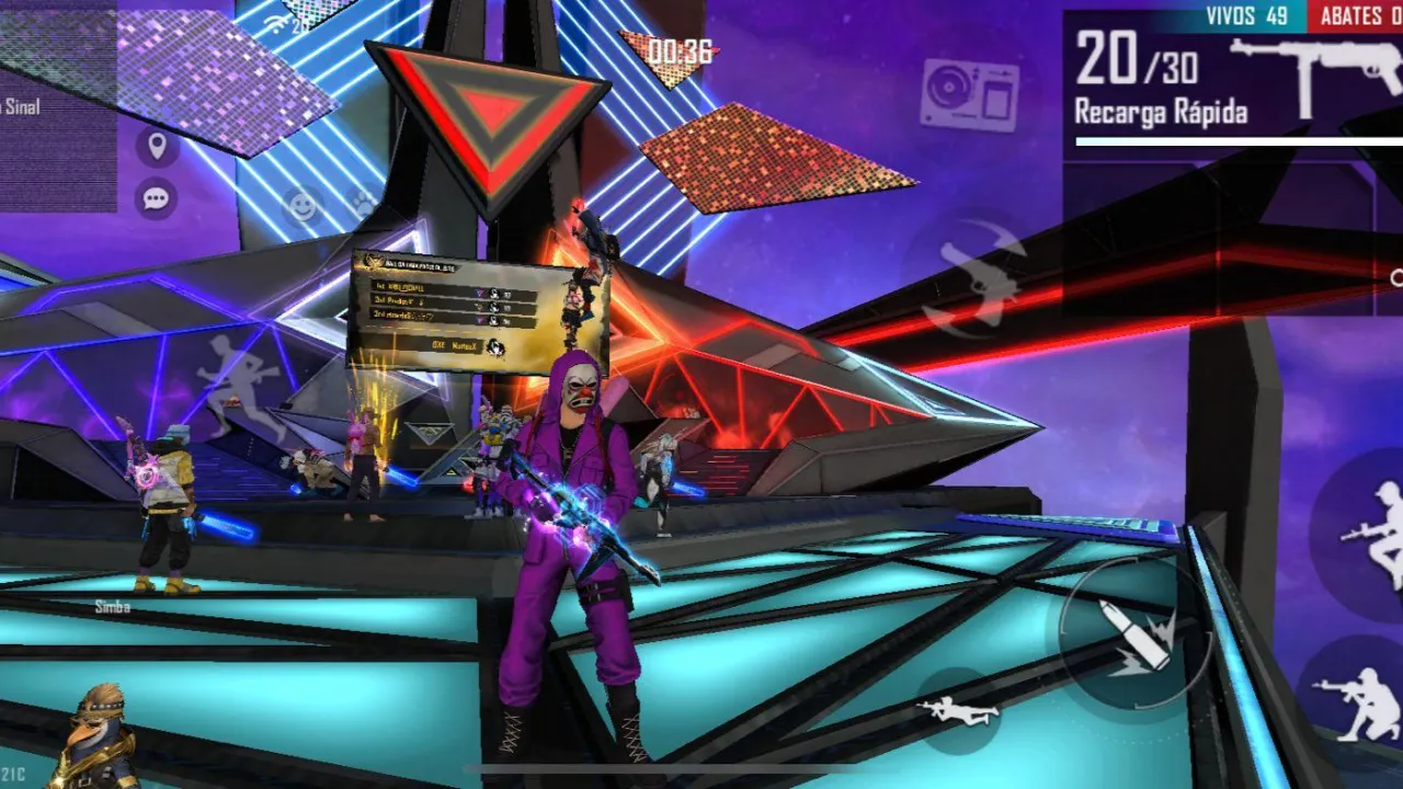 As 3 melhores metralhadoras no Free Fire em setembro