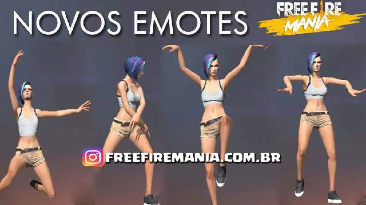 Atualização de Agosto: Novos Emotes Chegam ao Free Fire