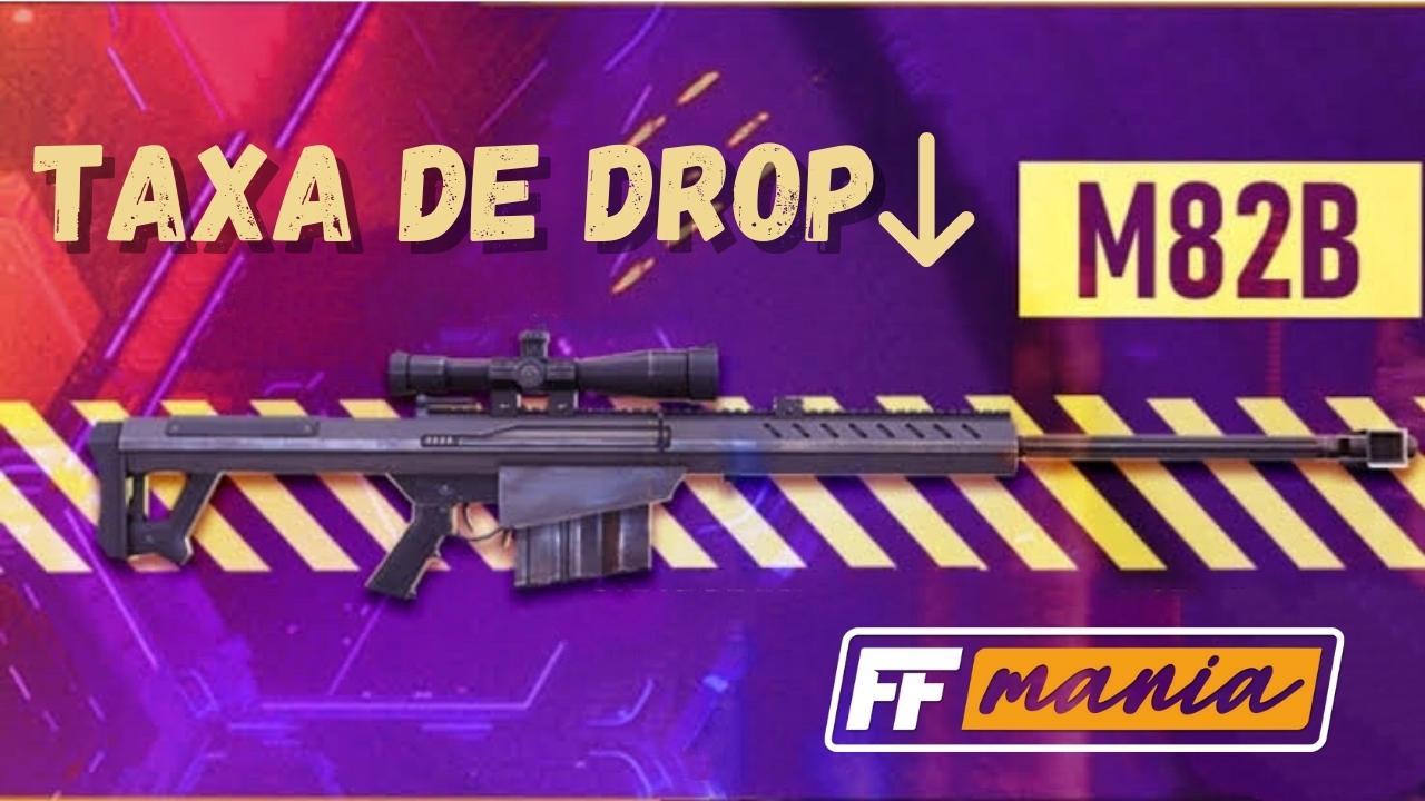 Actualización de diciembre de Free Fire: Garena  "nerfa " the Barret M82B drop