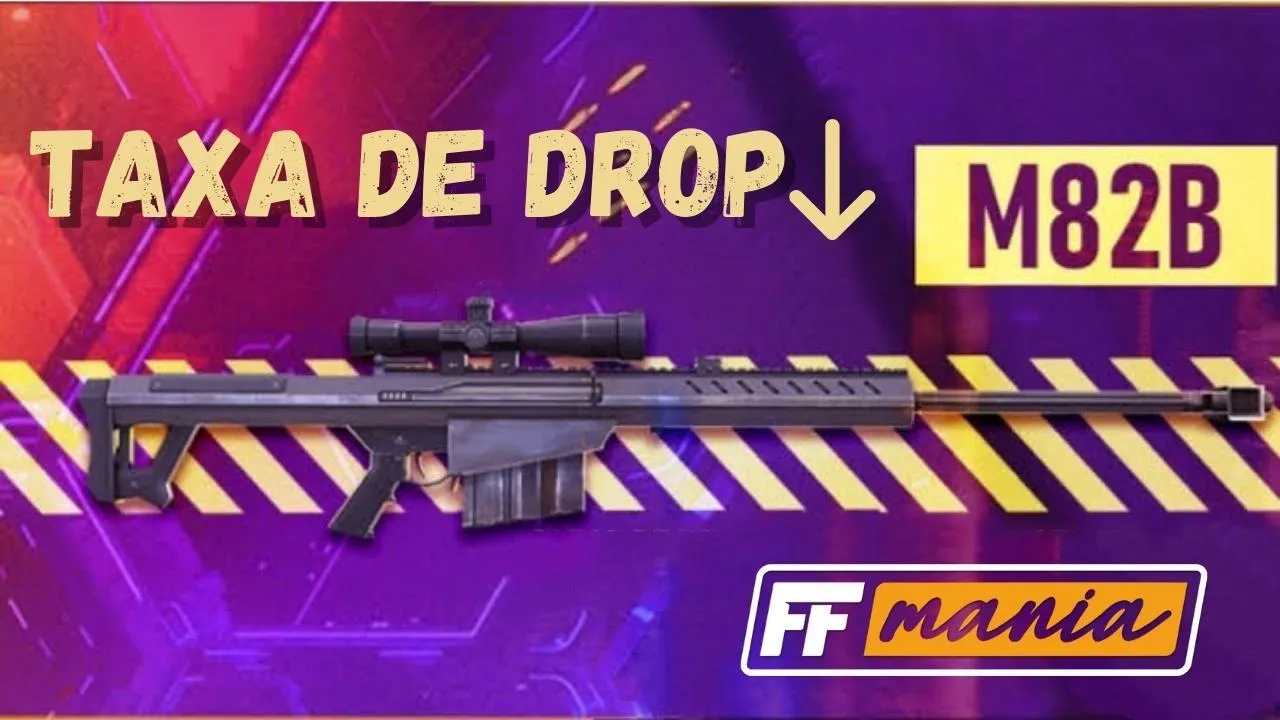 Atualização Free Fire Dezembro: Garena "nerfa" o drop da Barret M82B