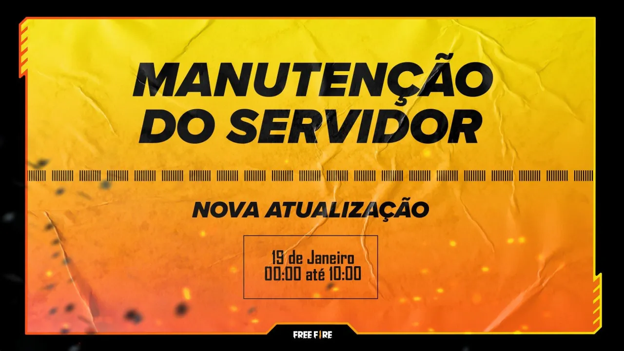 Atualização Free Fire Janeiro 2022: Revelado o horário de início e término da manutenção