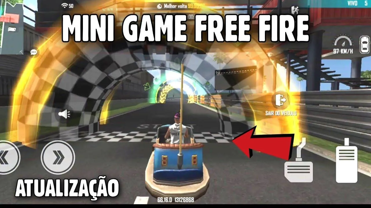 Atualização Free Fire Junho 2021: carrinho bate-bate é a nova atração do game na Ilha de Treinamento