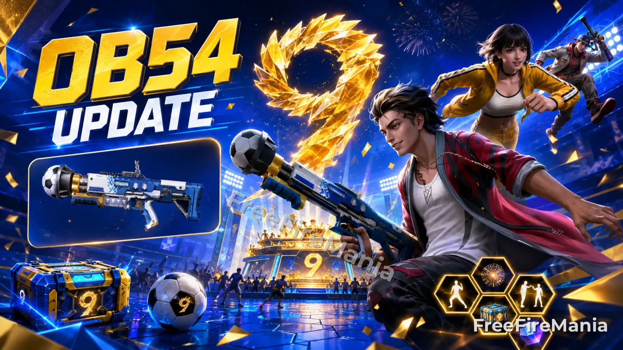 Atualização Free Fire junho 2026: tudo que chega na OB54